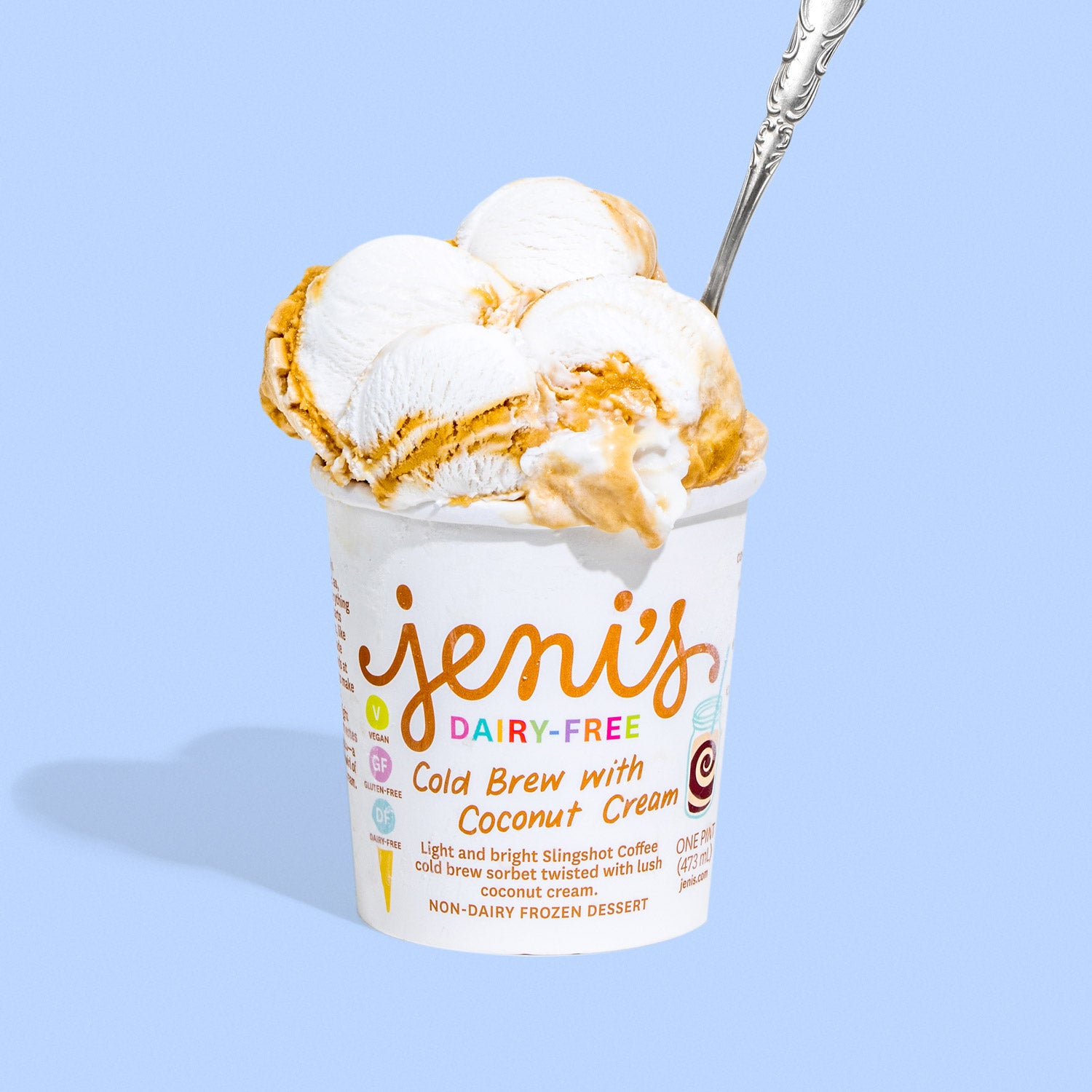 Cold Brew with Coconut Cream Pint Jeni's Splendid Ice Creams   