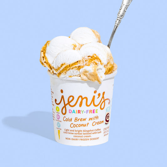Cold Brew with Coconut Cream Pint Jeni's Splendid Ice Creams