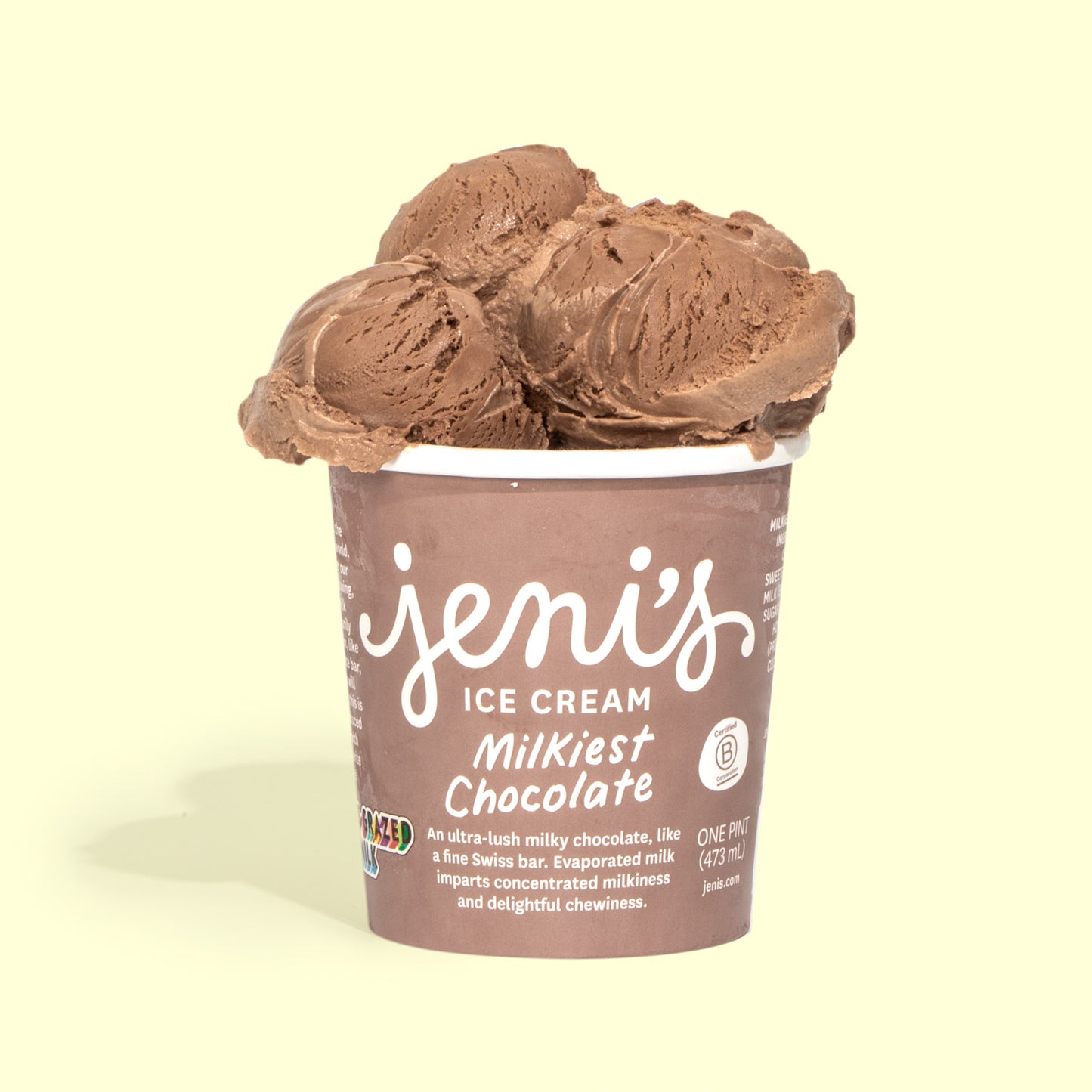 Milkiest Chocolate Pint Jeni's Splendid Ice Creams   