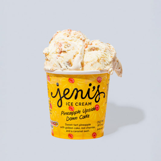 Pineapple Upside Down Cake Pint Jeni's Splendid Ice Creams   