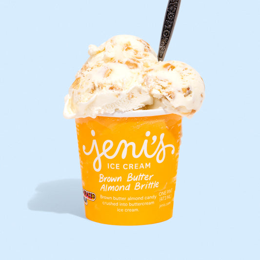 Brown Butter Almond Brittle Pint Jeni's Splendid Ice Creams   