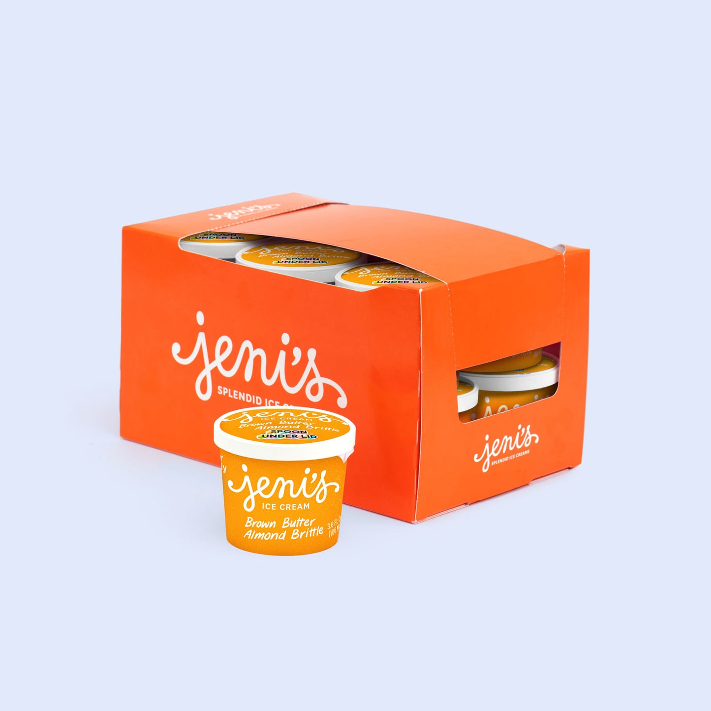 Brown Butter Almond Brittle Street Treats (12-pack) Pint Bundle Jeni's Splendid Ice Creams   